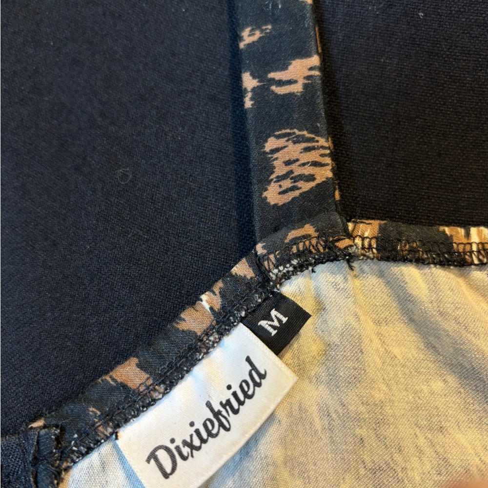 Original Dixiefried (not Pinup Couture) Leopard Dress Medium - Picture 4 of 10